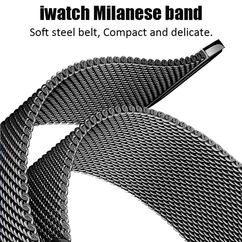 Apple Watch Milanese Metal Link Magnetic Band
