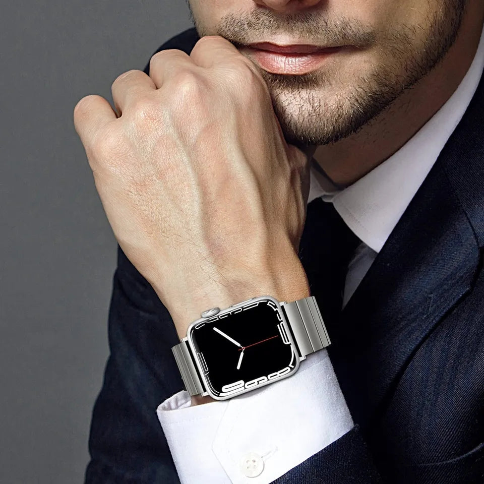 Apple Watch Polished Stainless Steel Replacement Band