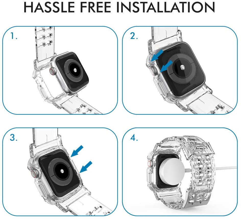 Apple Watch Transparent Protective Case Band