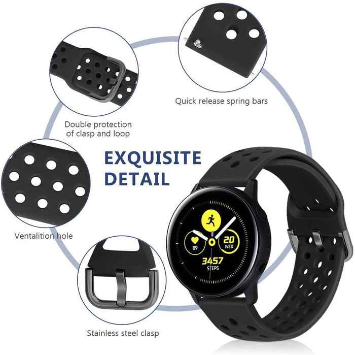 20/22mm Silicone Sports Replacement Band