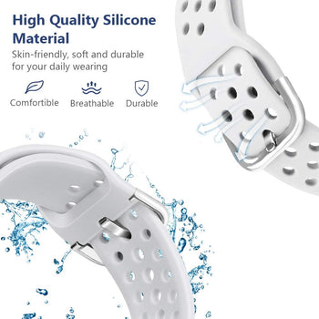 20/22mm Silicone Sports Replacement Band