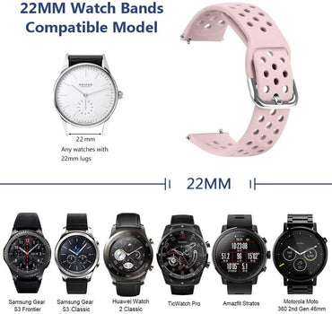20/22mm Quick Release Silicone Sports Replacement Band