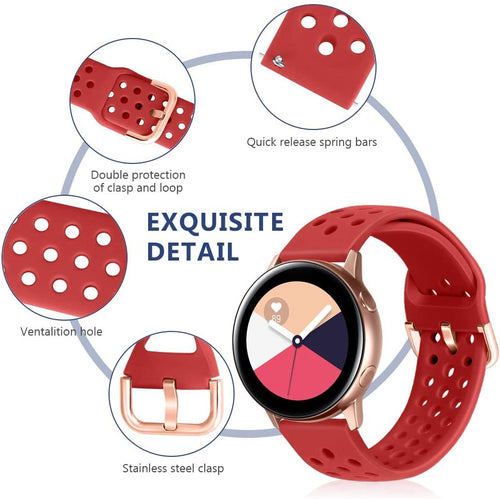 20/22mm Silicone Sports Replacement Band