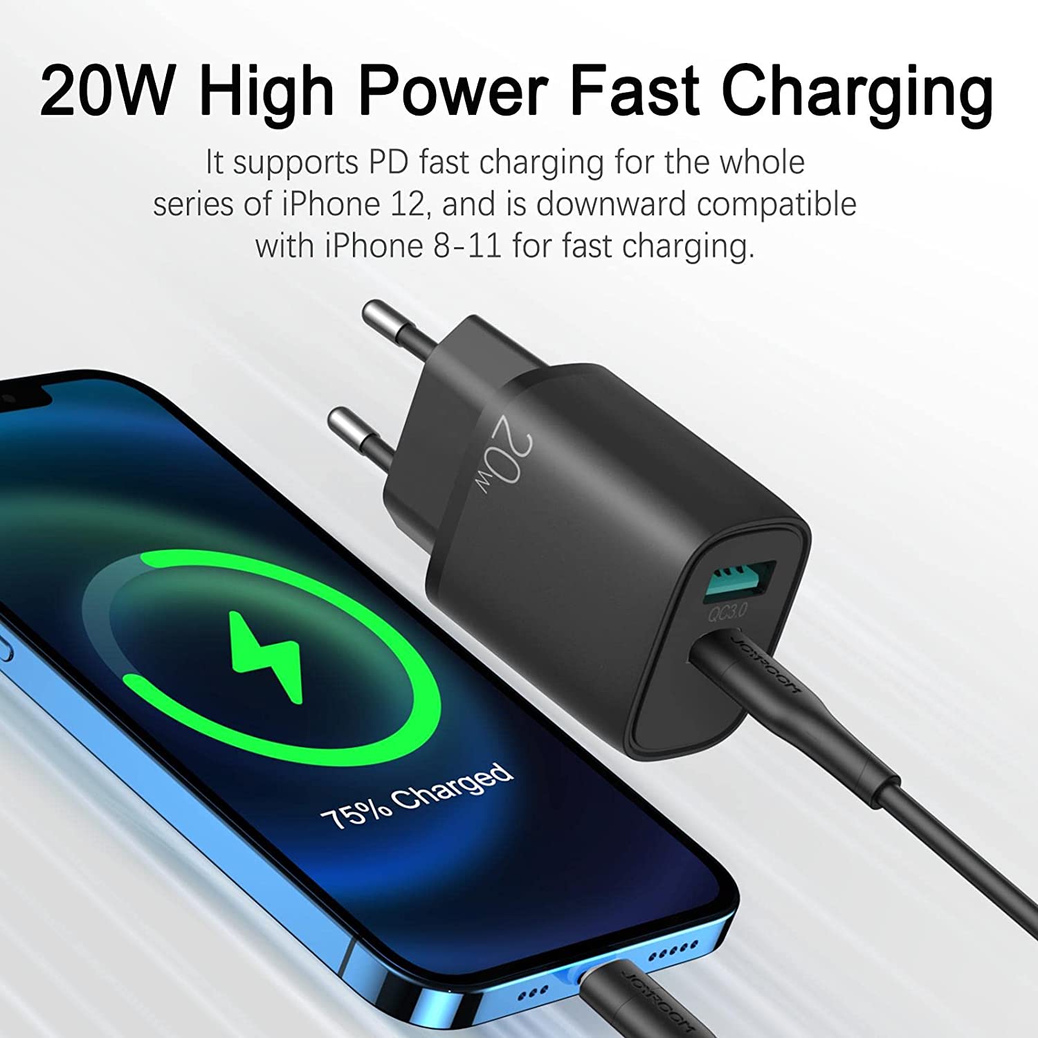 Joyroom 20W 2x Ports Fast Charger