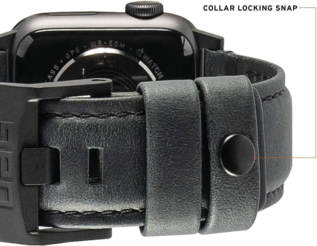 Apple Watch UAG Italian Leather - 44/45mm - Black