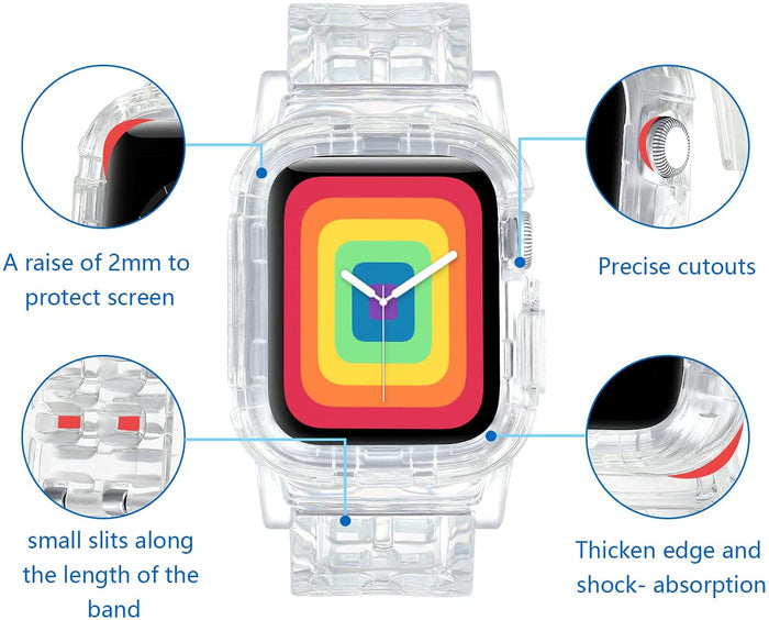 Apple Watch Transparent Protective Case Band