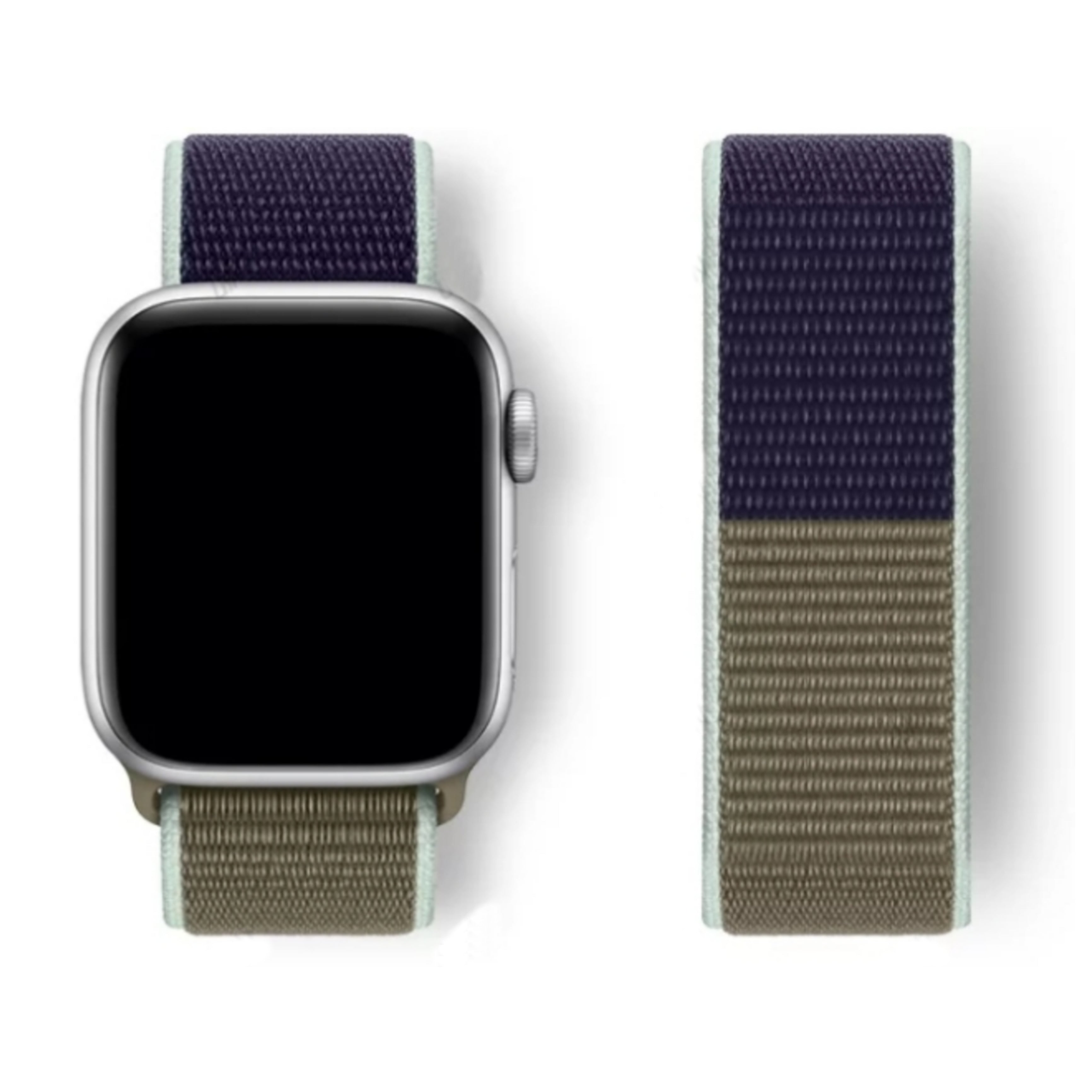 Apple Watch Silicone Nylon Replacement Band