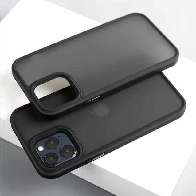 iPhone Silicone Translucent Case - Black x Black