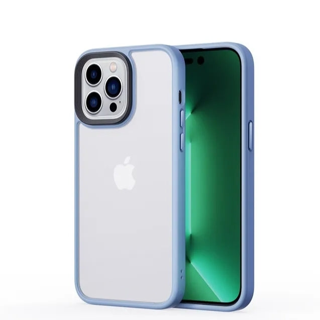 iPhone Silicone Translucent Case - Baby Blue