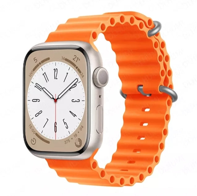 Apple Watch Silicone Ocean Replacement Band