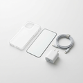 The Complete Setup — iPhone case, protector, cable and charger