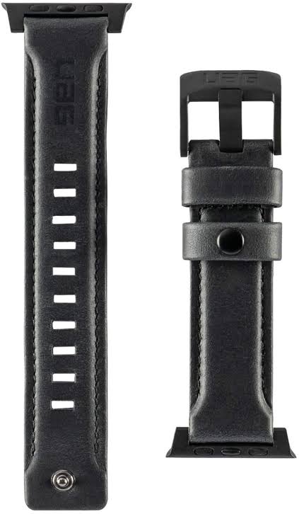 Apple Watch UAG Italian Leather - 44/45mm - Black
