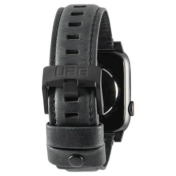 Apple Watch UAG Italian Leather - 44/45mm - Black