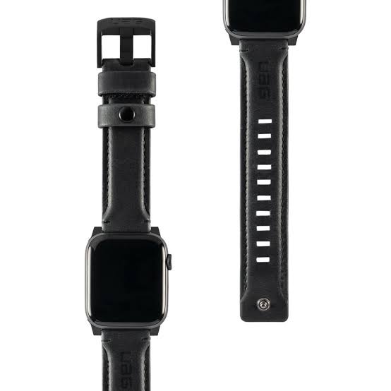 Apple Watch UAG Italian Leather - 44/45mm - Black